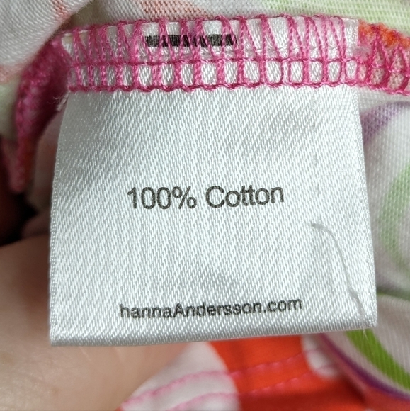 ✨3/$15 Hanna Andersson pink green red layered ruffle skirt 6-7 - Picture 6 of 7